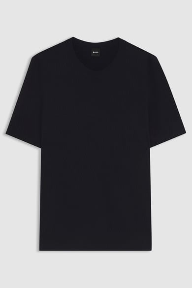 ΜΠΛΟΥΖΑ T-SHIRT ΠΛΕΚΤΗ BOSS - 404 ΜΠΛΕ